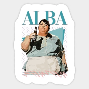 Vapor Pop 90s Alba Sticker